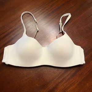 Skims Cotton Underwire Bra Bone